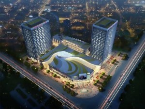 蕪湖潤地商業(yè)廣場百葉窗、樓梯扶手定制