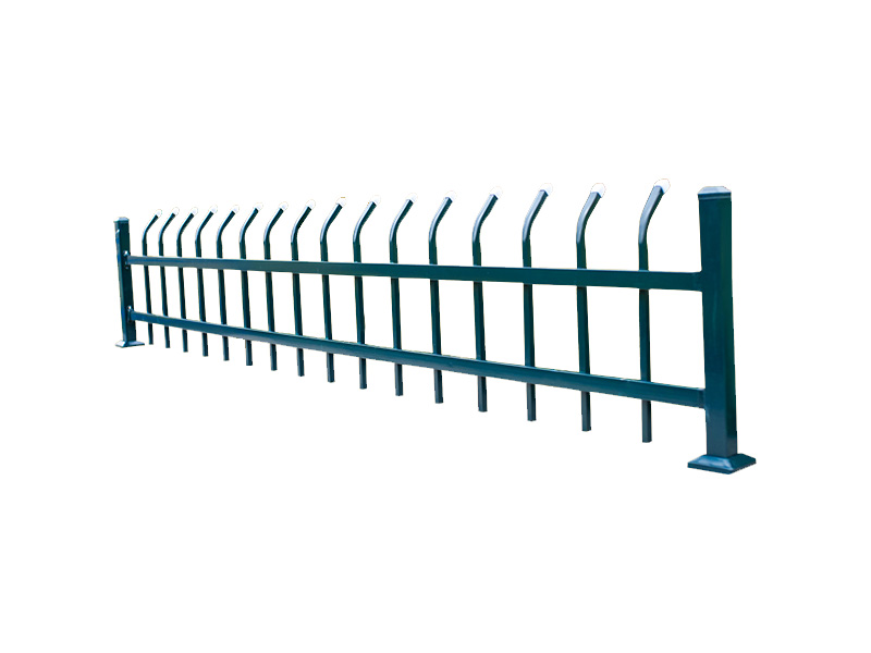 別墅彎頭鋅鋼柵欄圖片